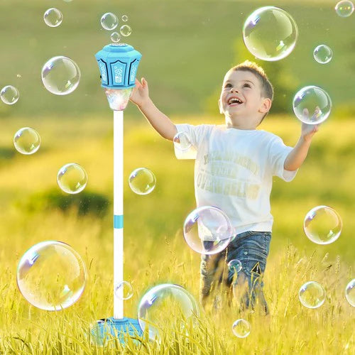 Bubble Torch Fun Garden Lamp Toy with LED Lights