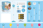 Bubble Torch Fun Garden Lamp Toy with LED Lights
