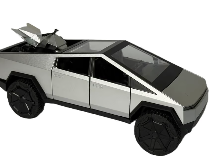 Tesla Cyber truck Toy with Bike | Mini Truck Simulation Toy