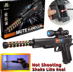 Electric Music Toygun Series – Mute Handgun With Light & Music – Shake Like Real Vibration