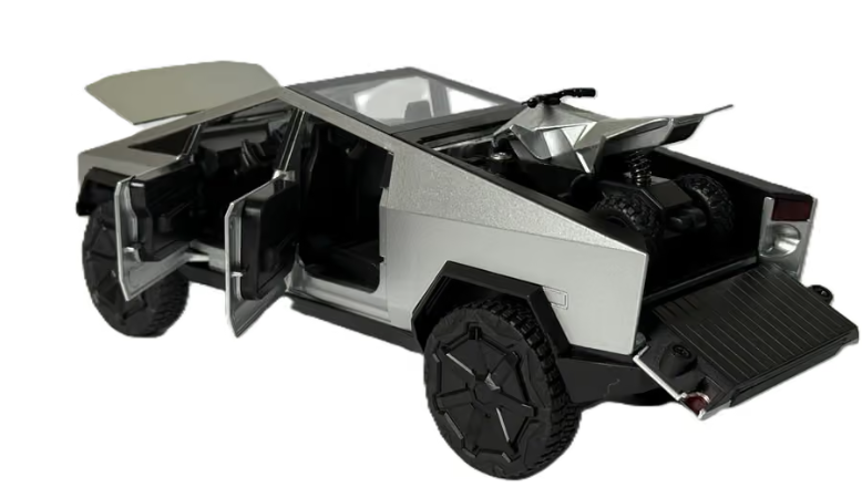 Tesla Cyber truck Toy with Bike | Mini Truck Simulation Toy